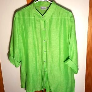 Chico 3/4 sleeve Silk Tunic/Cardigan